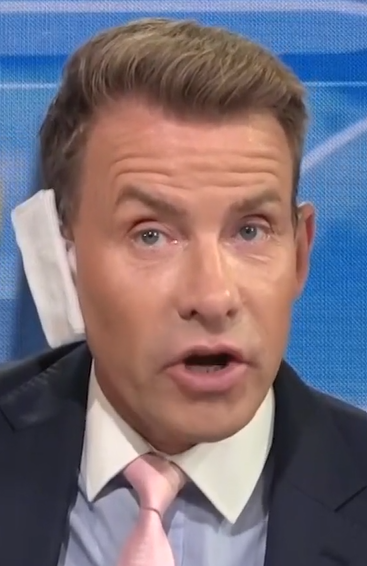 David Bull wearing an ear bandage